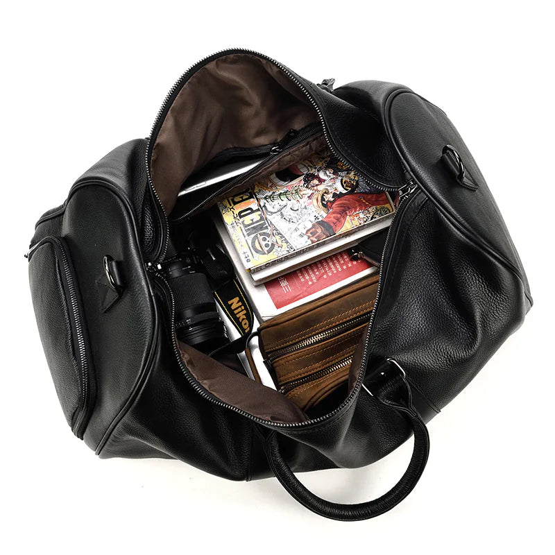 LEATHER BUSSINESS TRAVEL BAG